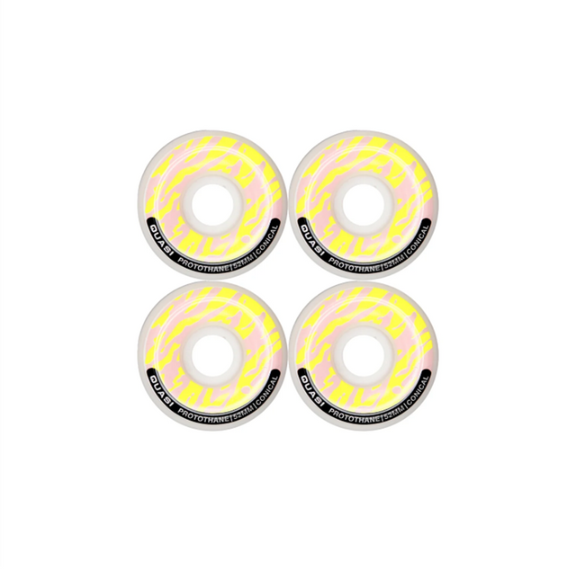 Quasi Protothane Conical Wheels Natural Pink Yellow 52/83b