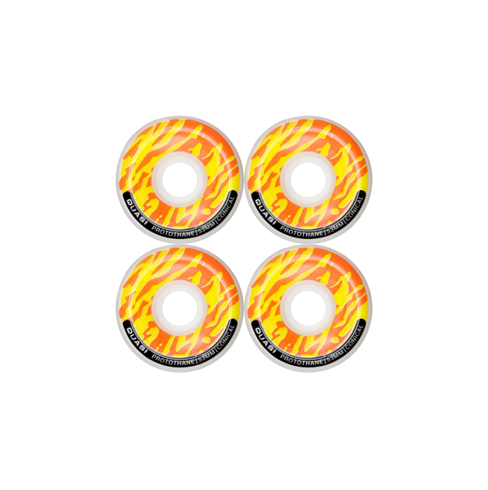 Quasi Protothane Conical Wheels Natural Orange Yellow 53/83b