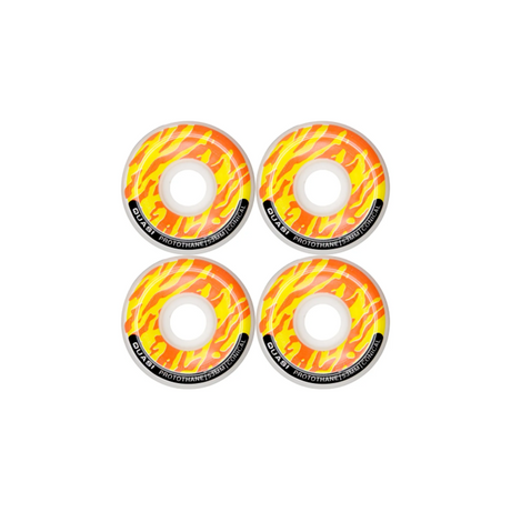Quasi Protothane Conical Wheels Natural Orange Yellow 53/83b