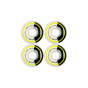 Quasi Protothane Classic Wheels Natural Black Yellow 52/83b