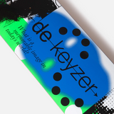 Quasi DeKeyzer Image World Skateboard Deck Blue Green Black 8.25x14.3WB
