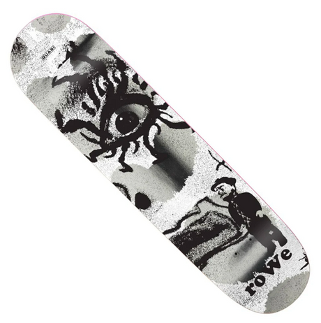 Quasi Rowe Knocker Skateboard Deck Silver Grey 8.5x14.25WB