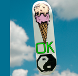 Quasi Okay Skateboard Deck White 8.125x14.1WB