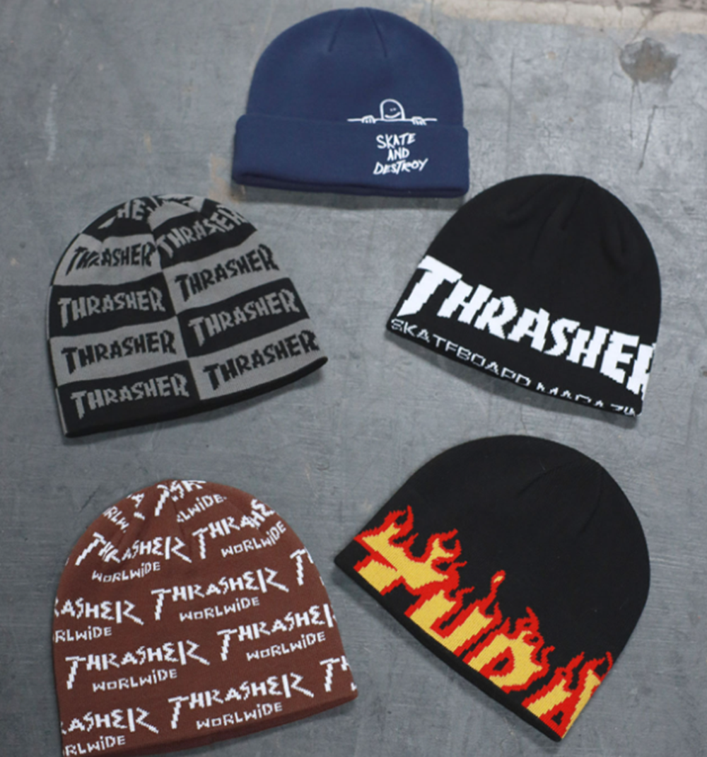 Thrasher Checkered Skully BlackGrey Onesize