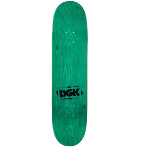 DGK Camber Club Skateboard Deck Teal Pink 8.25x14.3WB