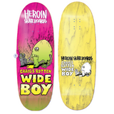 Heroin Questions Rotten Egg Skateboard Deck Purple Green 10.75x14WB