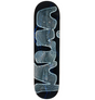 Vinyl Spiral Marble Skateboard Deck Blue 8.25x14.1WB