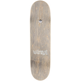Vinyl Spiral Marble Skateboard Deck White 8.5x14.5WB