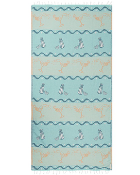 Sand Cloud Life at Margaritaville Towel Aqua Blue Regular