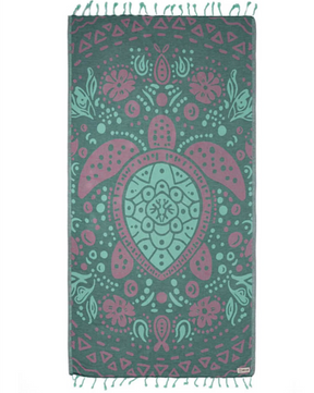 Sand Cloud Jewel Turtle Towel Bayberry Regular