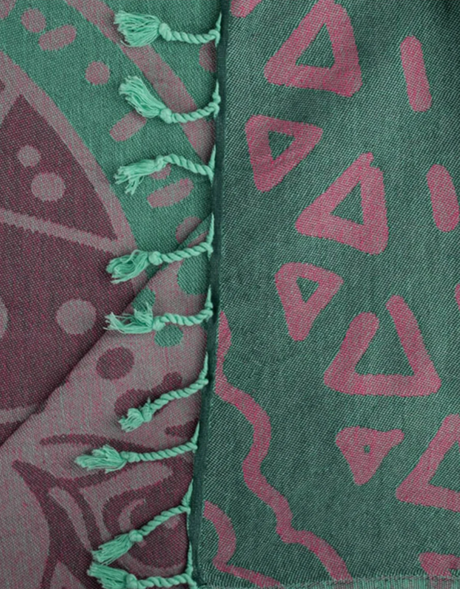 Sand Cloud Jewel Turtle Towel Bayberry Regular