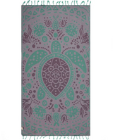 Sand Cloud Jewel Turtle Towel Bayberry Regular