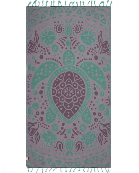 Sand Cloud Jewel Turtle Towel Bayberry Regular