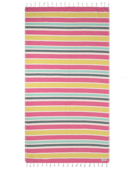 Sand Cloud Roma Stripe Weave Towel Multi Regular