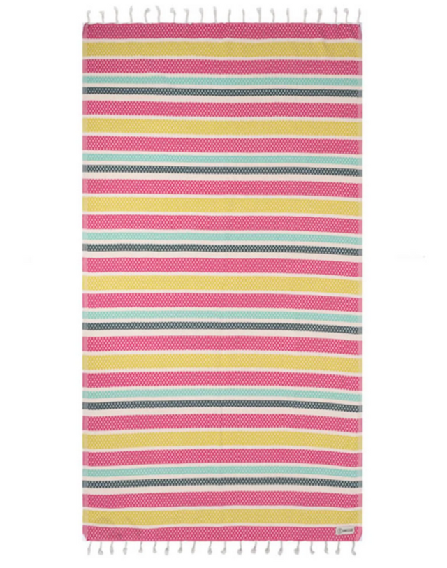 Sand Cloud Roma Stripe Weave Towel Multi Regular