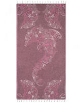 Sand Cloud Floral Dolphins Towel Fig Regular