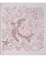 Sand Cloud Coral Turtle Towel Natural XLarge