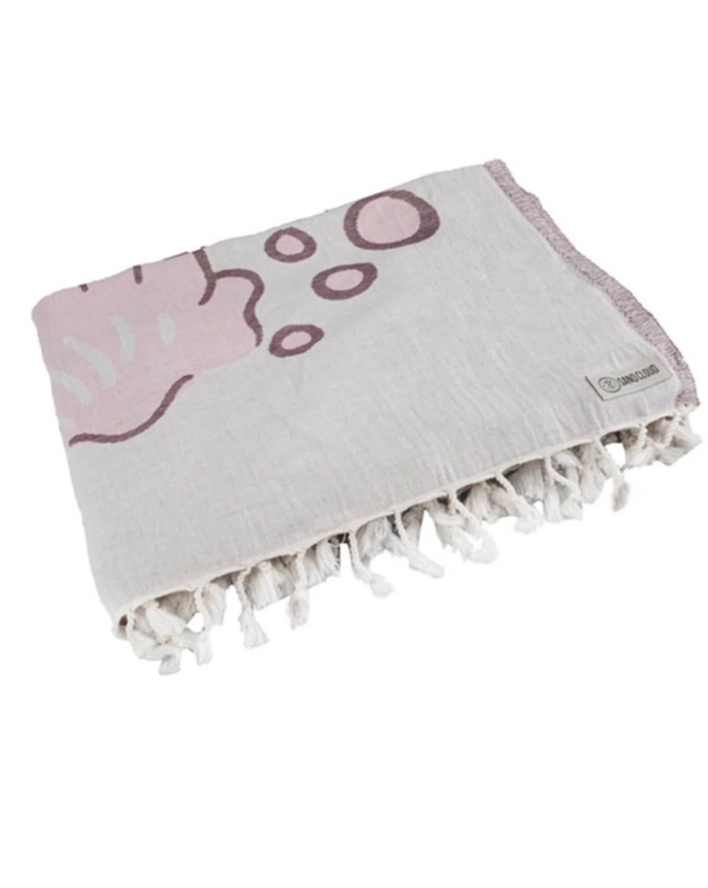 Sand Cloud Coral Turtle Towel Natural XLarge
