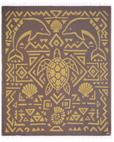Sand Cloud Ocean Maze Towel Brown XLarge
