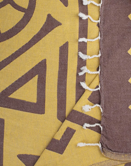 Sand Cloud Ocean Maze Towel Brown XLarge