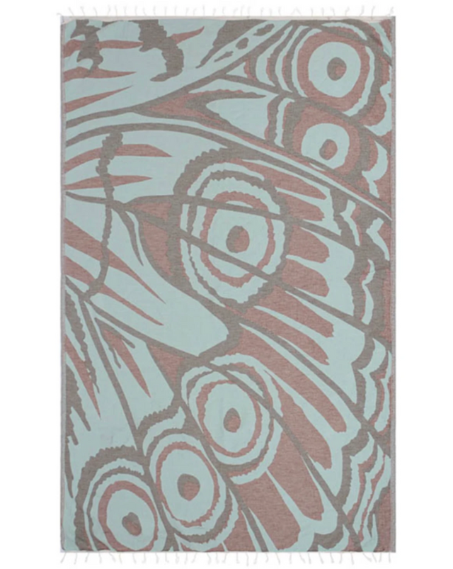 Sand Cloud Sierra Butterfly Towel Mint Large
