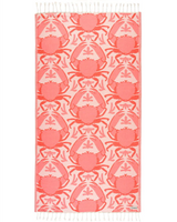 Sand Cloud Crabby Towel Peach Regular