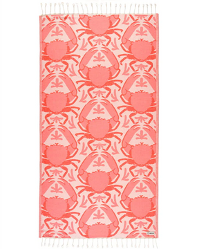 Sand Cloud Crabby Towel Peach Regular