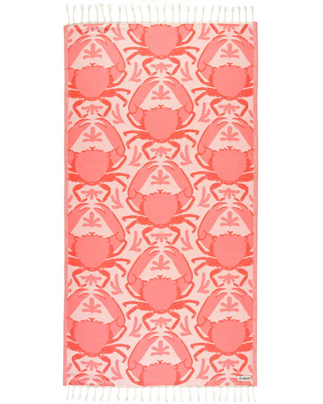 Sand Cloud Crabby Towel Peach Regular