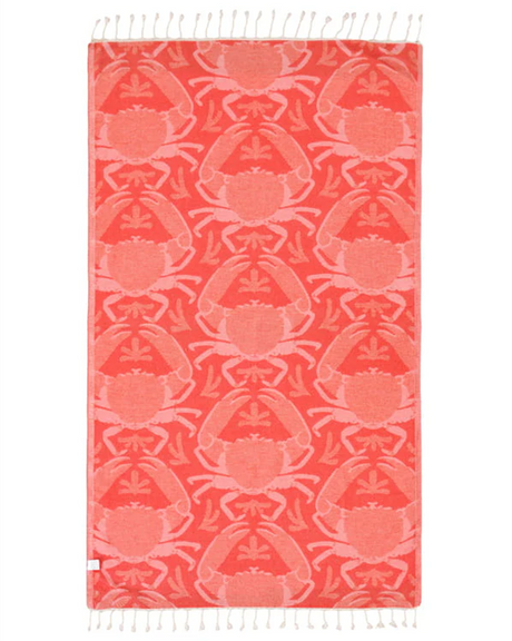 Sand Cloud Crabby Towel Peach Regular