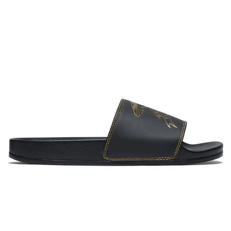 Anti Hero Basic Eagle Slides Black Gold 12