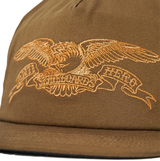 Anti Hero Basic Eagle Trucker H Brown Snapback