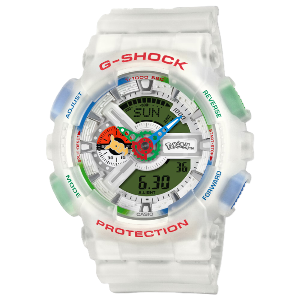 Gshock Pokemon GA110PKM-7A Watch Clear White Onesize