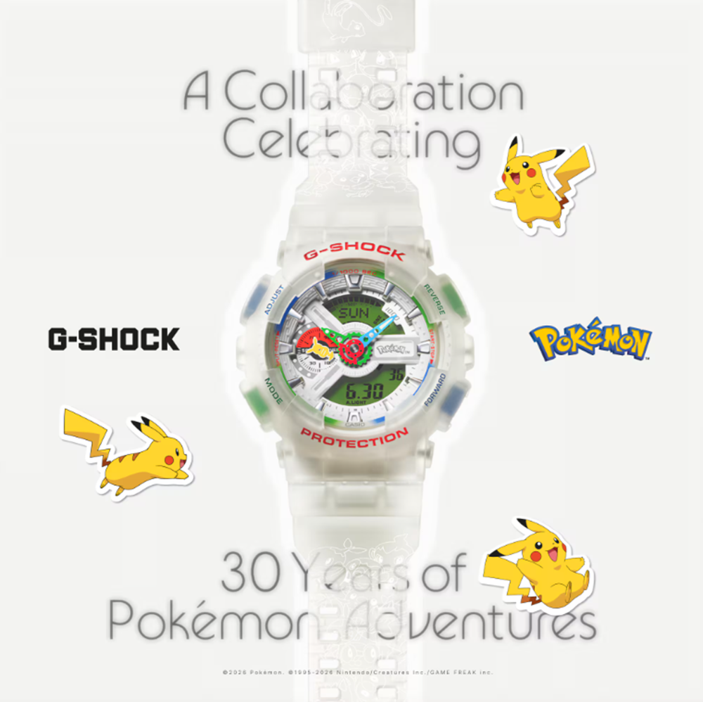 Gshock Pokemon GA110PKM-7A Watch Clear White Onesize