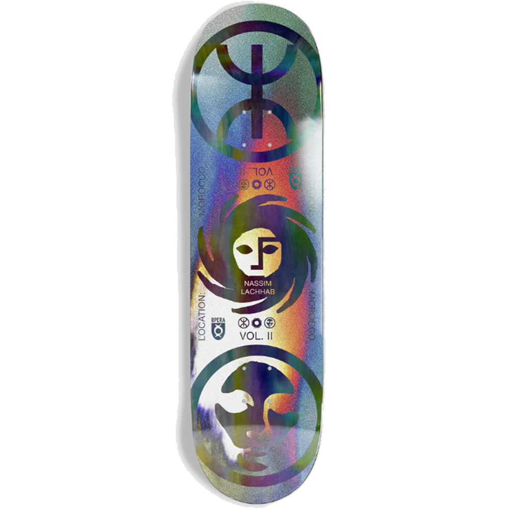 Opera Lachhab Crypto EX7 Skateboard Deck Holographic 8.5x14.25WB