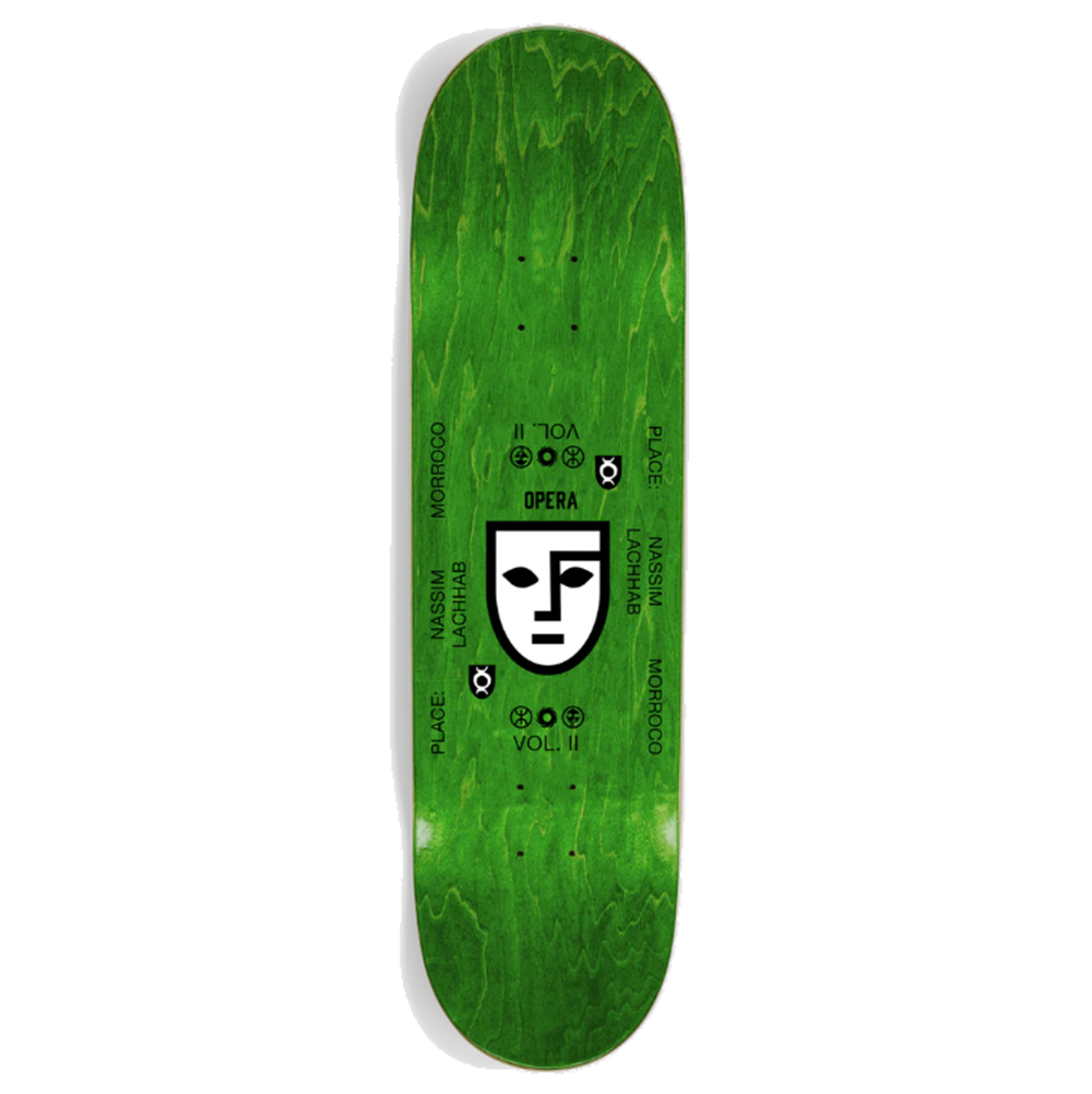 Opera Lachhab Crypto EX7 Skateboard Deck Holographic 8.5x14.25WB