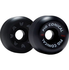 Pig Conical Wheels Set Black 55/99a