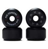 Pig Conical Wheels Set Black 55/99a
