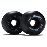 Pig Conical Wheels Set Black 55/99a