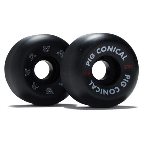 Pig Conical Wheels Set Black 55/99a
