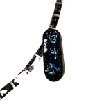 RYSE Where My Dogs At Fingerboard Deck Black Blue 32mm OG Midgard