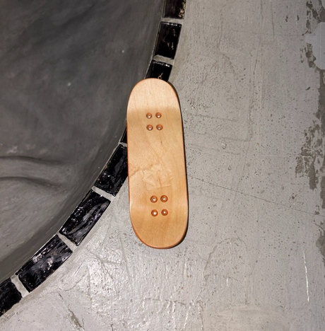 RYSE Age 90s Baby Pro Fingerboard Deck Black White 32mm OG Asgard