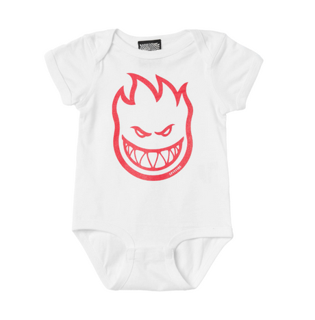 SF Bighead Onesie White Red 6M