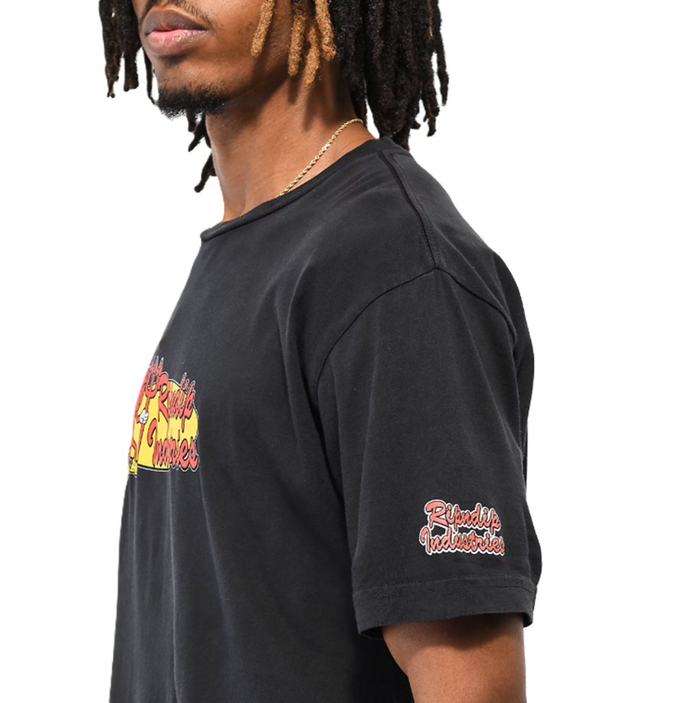 RipnDip x WI Nerm Devil Tee Black Yellow Red Small