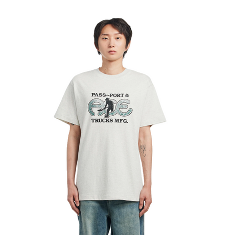 Ace Passport Hammertone Tee Ash XL