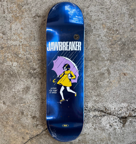 Real Jawbreaker Skateboard Deck Blue 8.3x14.5WB