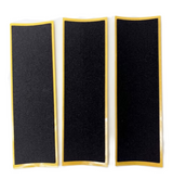 USAFBL Fingersk8 Fingerboard Grip Tape Black .5mm 3 Pack