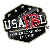USAFBL 10 Stair and Rail Combo Fingerboard Ramp Natural 21x8x6