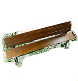 USAFBL Park Bench Fingerboard Obstacle Grey 10x4