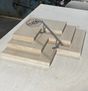 USAFBL 3 Block and Rail Combo Fingerboard Ramp Natural 15x15x5