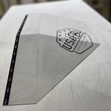 USAFBL Pyramid and Rail Combo Fingerboard Ramp Natural 25x12x6